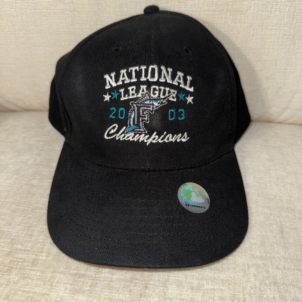 Florida Marlins MLB Baseball World Series Vintage Sports Strap SnapBack Hat Cap